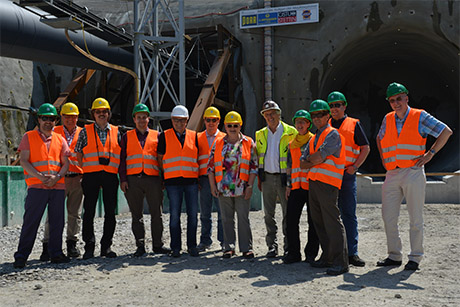 besichtigung baustelle Boßlertunnel